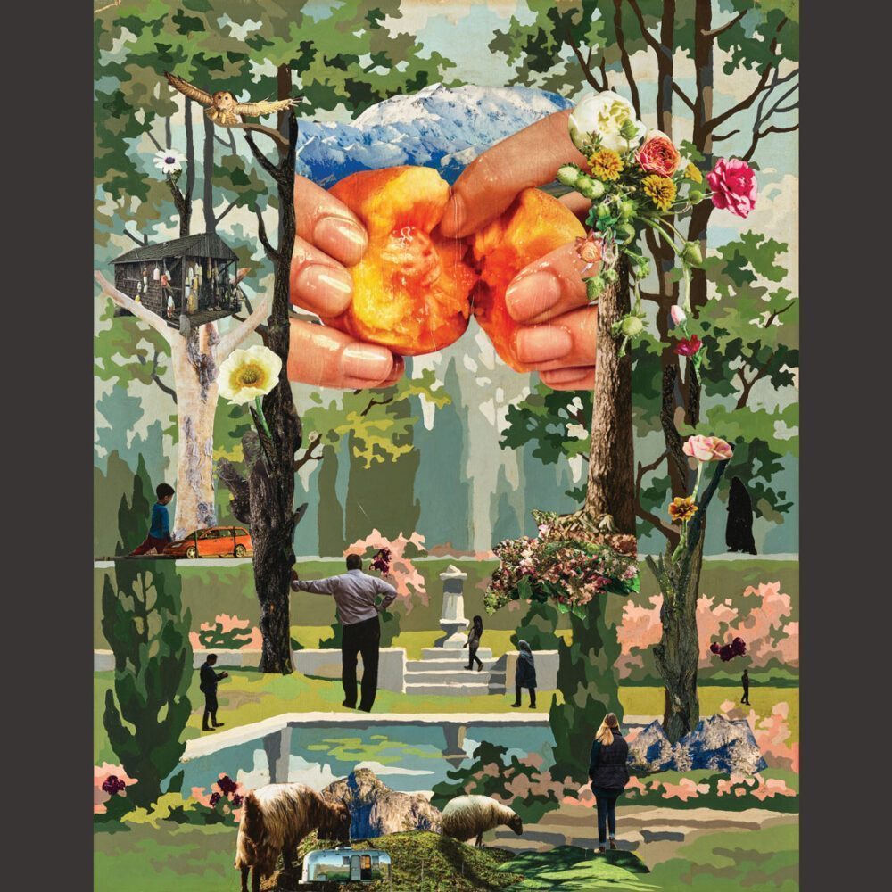 Art Zones Nancy Guppy Features 25 Whimsical Collages in Her First Art Show