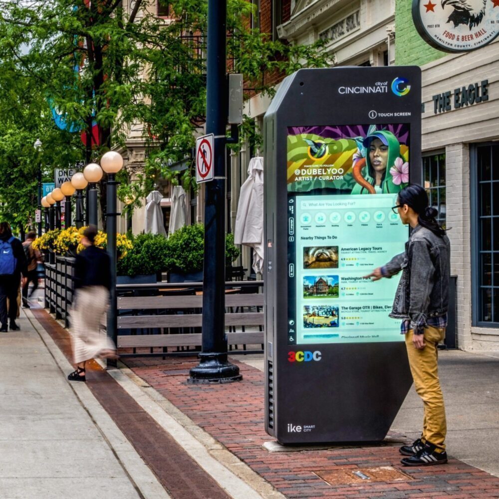 Sleek New Interactive Kiosks Promise to Boost Downtown Seattle