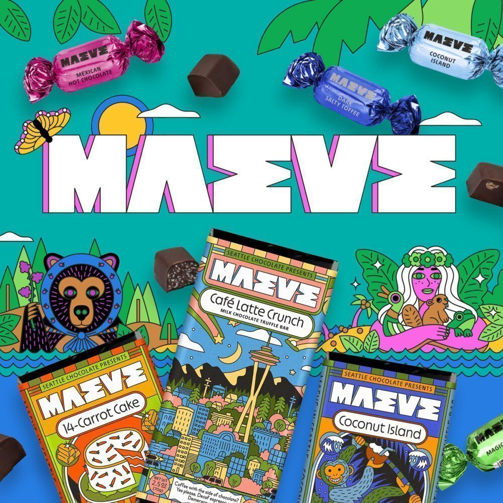 Seattle Chocolate Rebrands With Inspiration from Irish Queen Seattle Chocolate Rebrands With Inspiration from Irish Queen