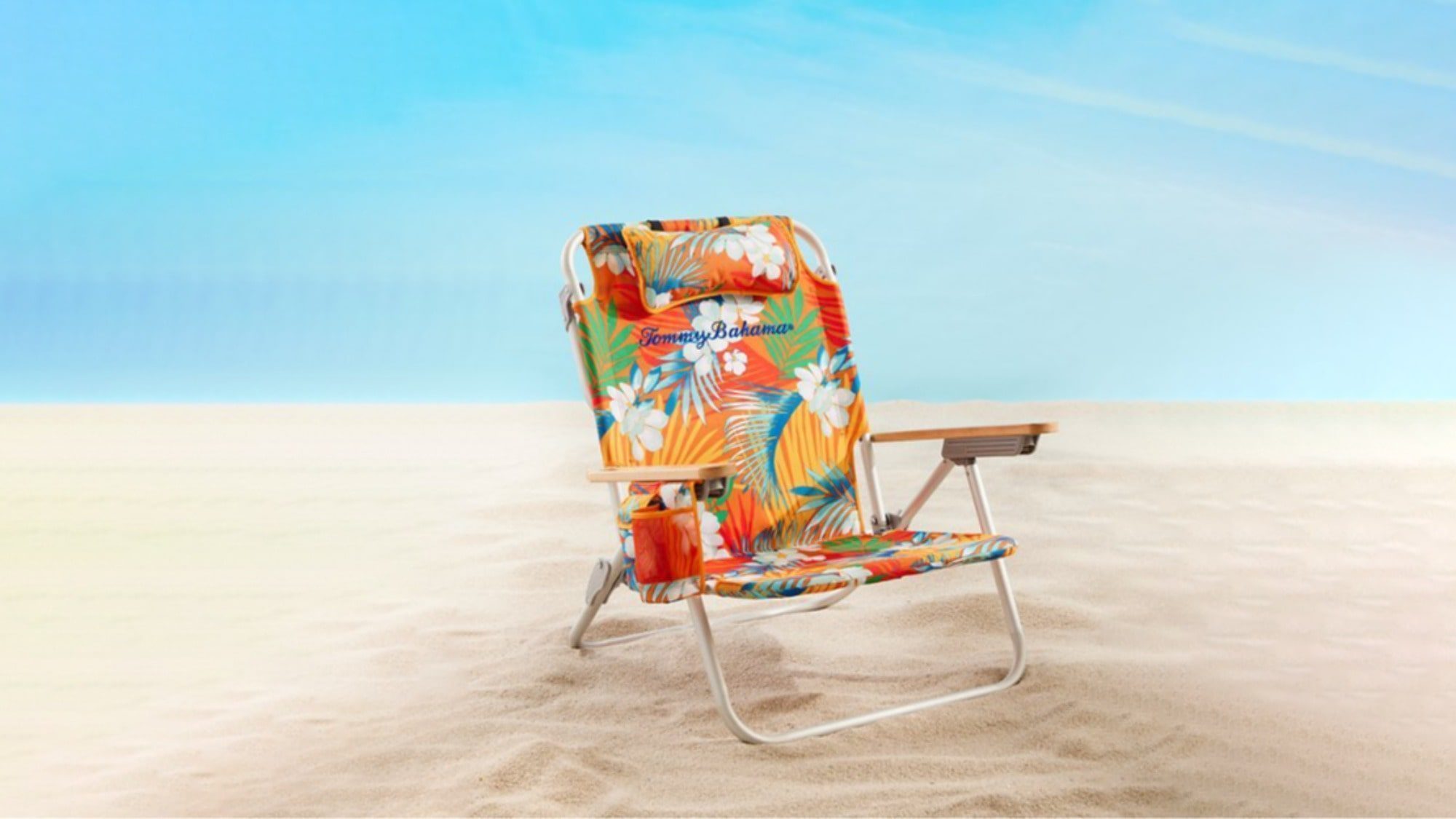 Tommy Bahama's colorful beach chair
