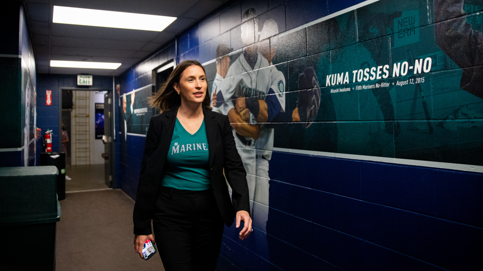 Catie Griggs has resigned as president of baseball operations at the Seattle Mariners to be closer to her family on the East Coast.