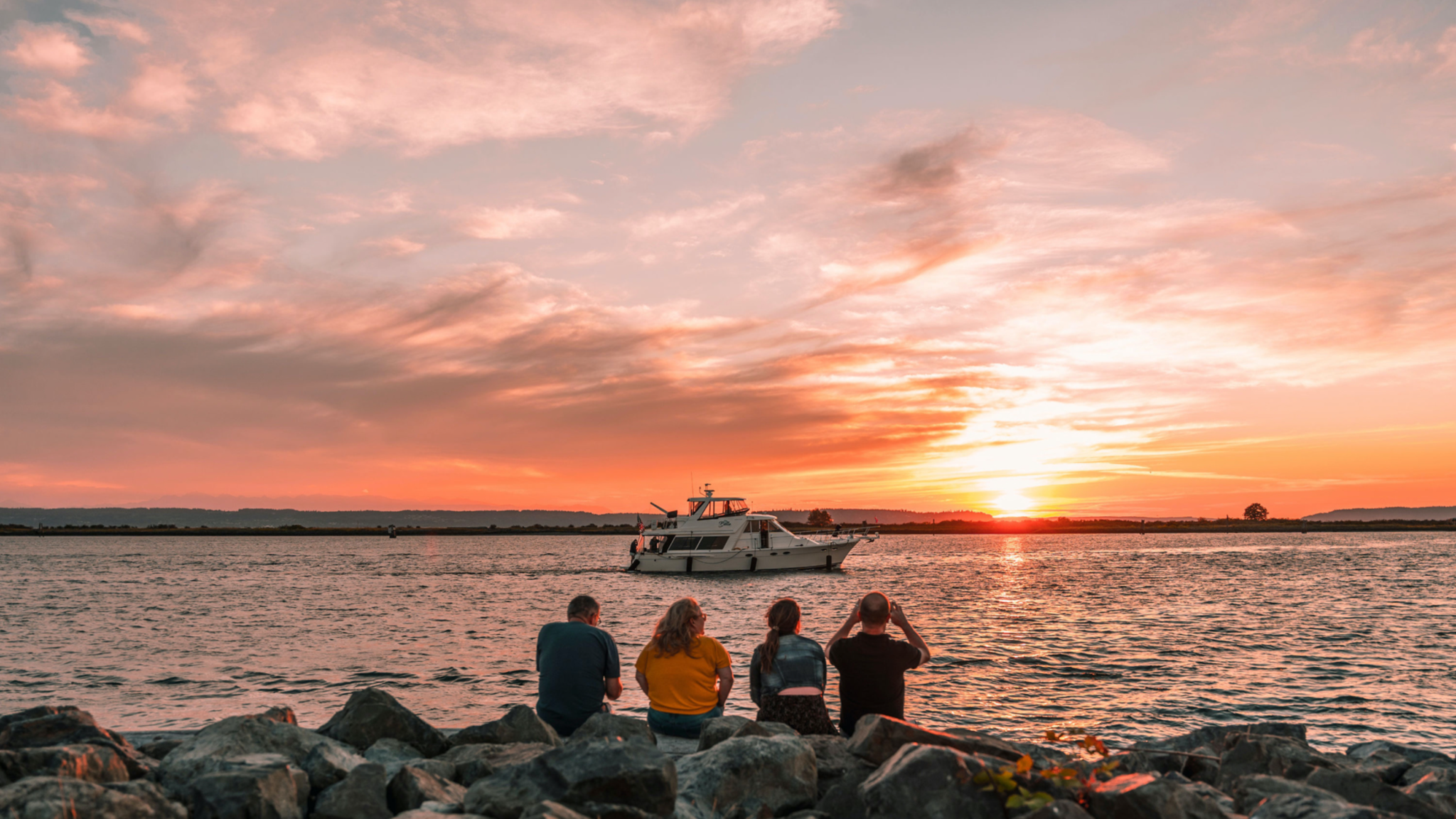 Boxcar Park butts up to the water. Photo courtesy of Port of Everett
